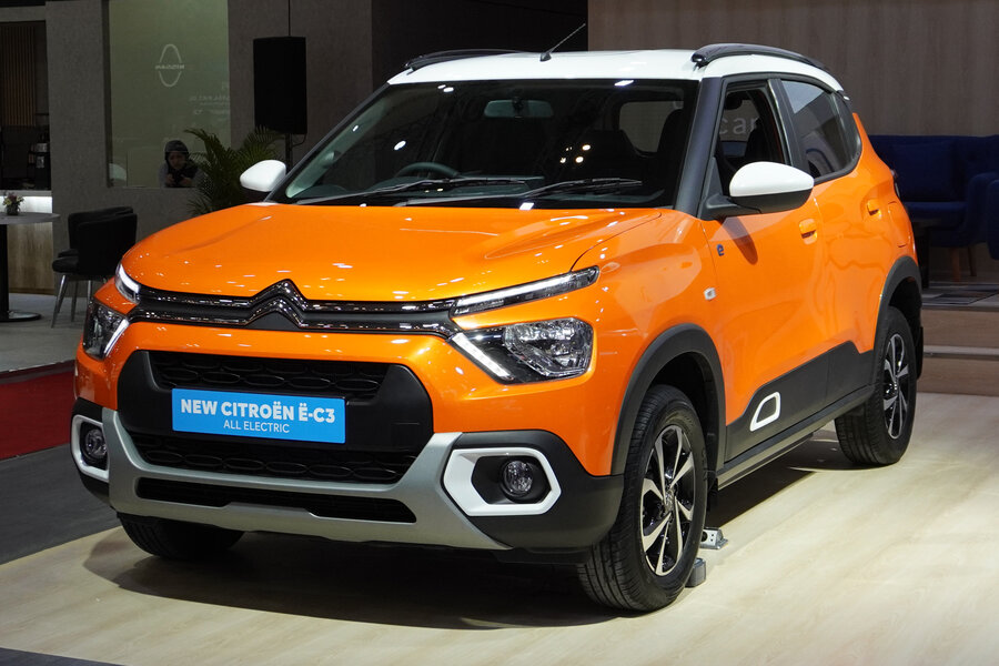 Citroën ë-C3 elektrikli otomobil, önden görünüm