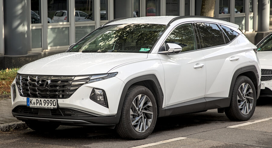Hyundai Tucson SUV, önden görünüm