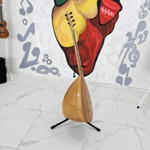 Saz (Oyma el yapimi kısa sap 45 tekne profesyonel saz)