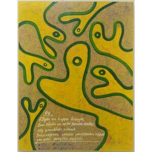 130×100 cm tuval üzerine akrilik