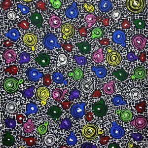 130×100 cm tuval üzerine akrilik