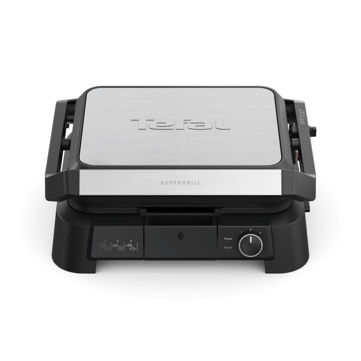 Tefal SuperGrill 3in1 Inox Izgara ve Tost Makinesi