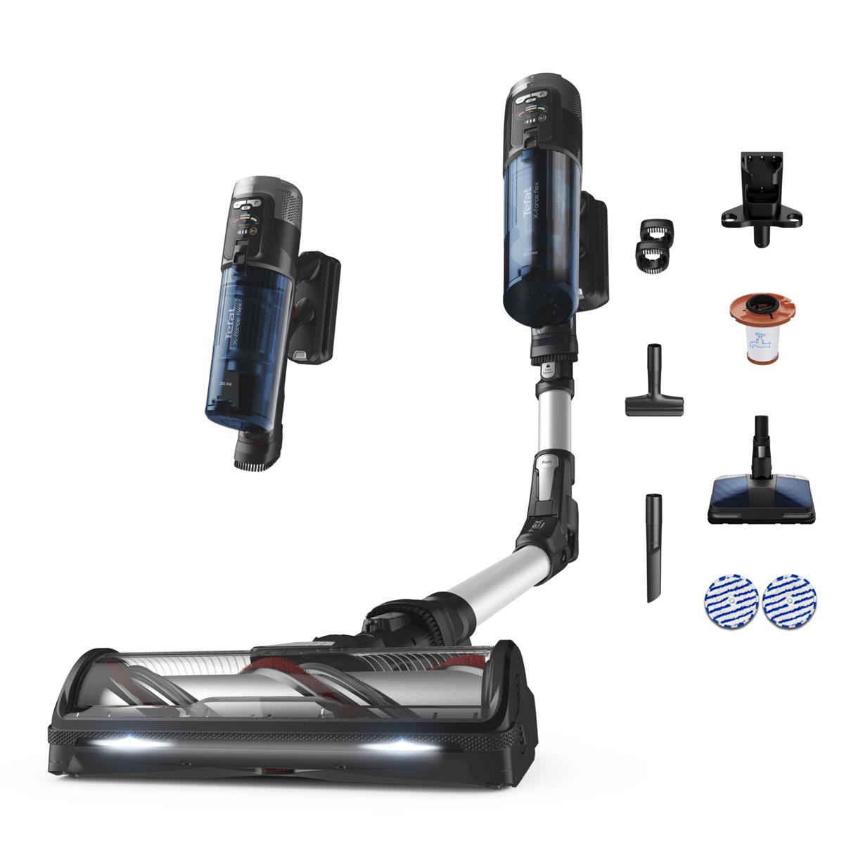 Tefal X-Force Flex 13.60 Allergy Aqua TY9AC1WO Kablosuz Dikey Şarjlı Süpürge
